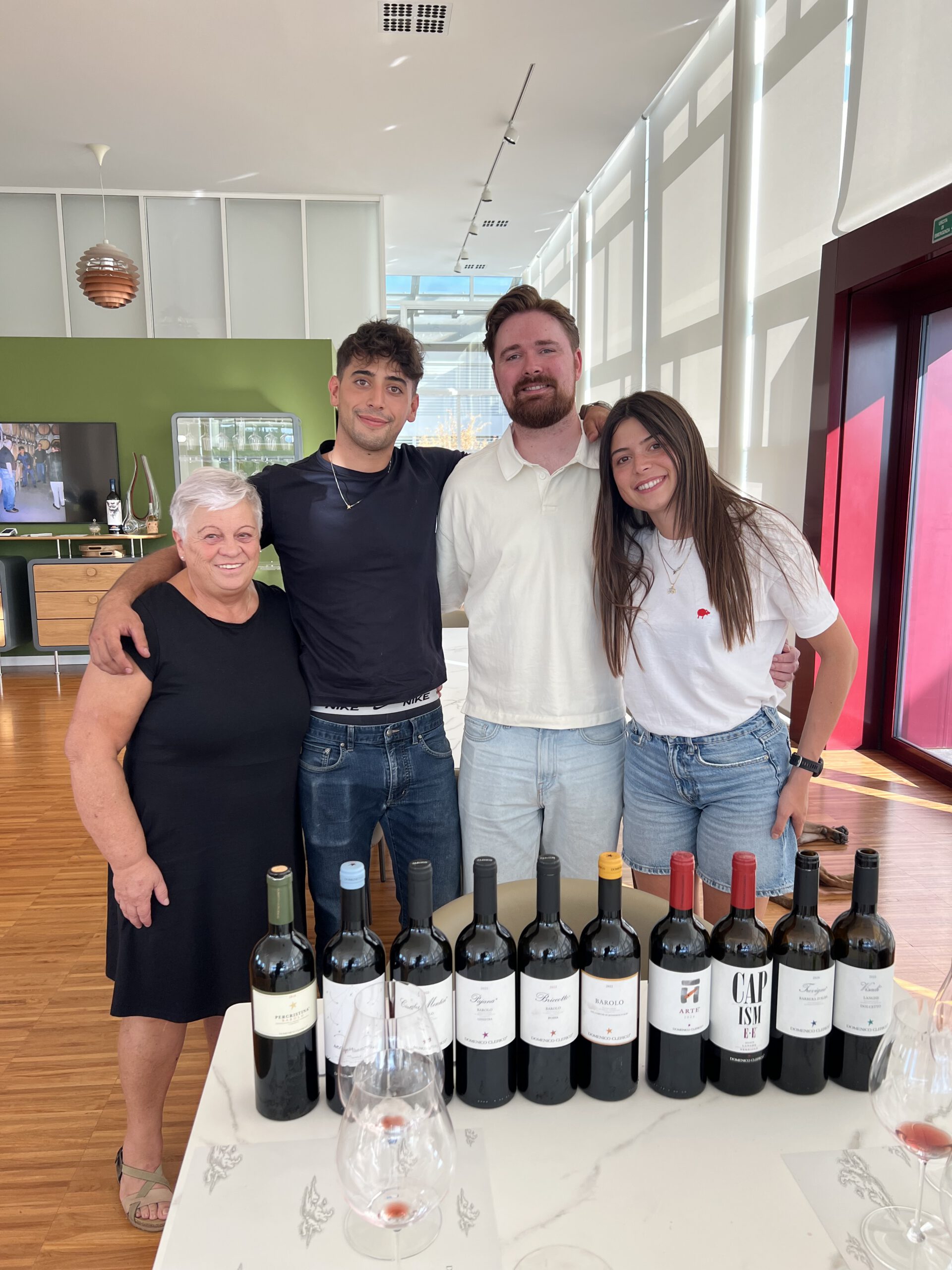 Marcel mit Giuliana, Cecilia und Orlando
