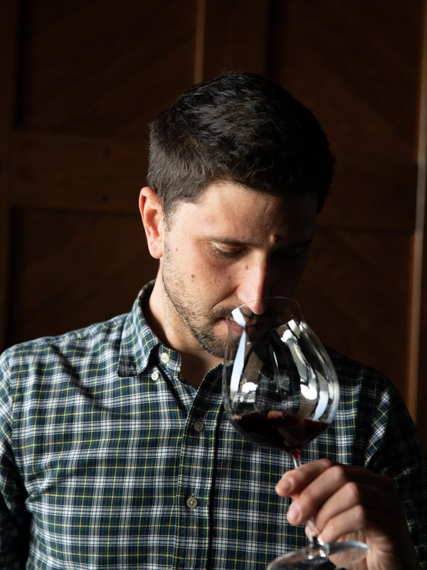 Francesco im Weingut Bruno Rocca